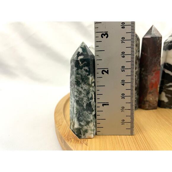 2LB Natural Quartz Stone Obelisk Tower Point Polished Crystal Mixed Lot 12x - Picture 7 of 16